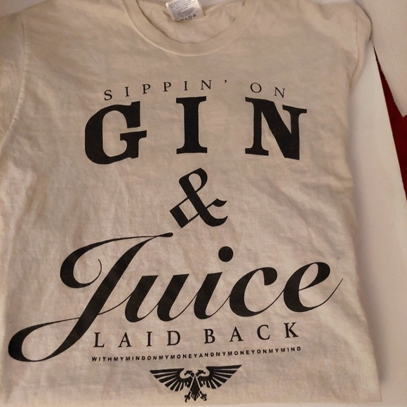 Source Unknown Other - Gin and Juicy T-Shirt Rap Tee Snoop Dog